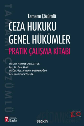 Tamamı ÇözümlüCeza Hukuku Genel Hükümler Pratik Çalışma Kitabı Mehmet 