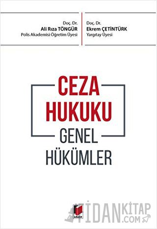 Ceza Hukuku Genel Hükümler Ali Rıza Töngür