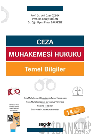 Ceza Muhakemesi Hukuku Temel Bilgiler Veli Özer Özbek