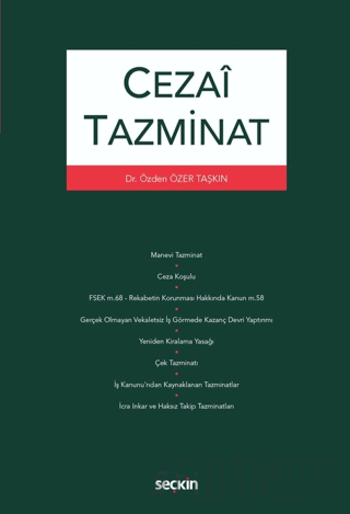 Cezaî Tazminat Özden Özer Taşkın