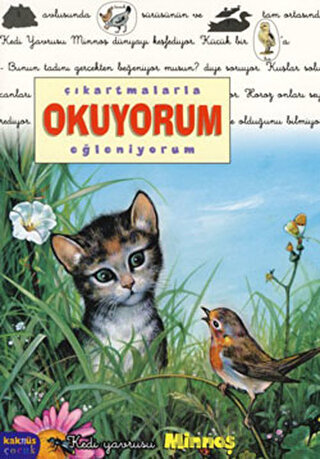 Çıkartmalarla Okuyorum Eğleniyorum - Kedi Yavrusu Minnoş Delphine Lach