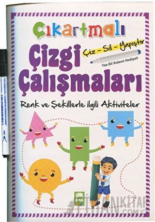 Çıkartmalı Çizgi Çalışmaları Renk ve Şekillerle İlgili Aktiviteler Kol