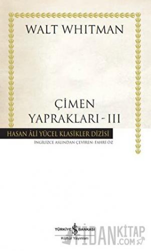 Çimen Yaprakları - 3 (Ciltli) Walt Whitman