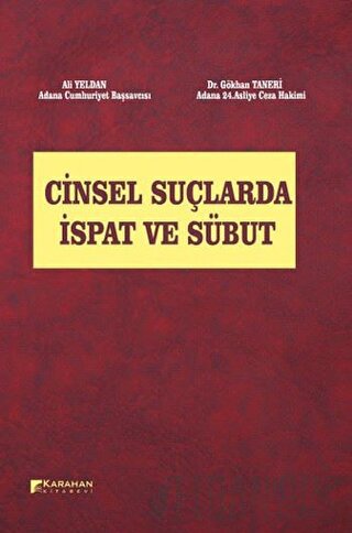 Cinsel Suçlarda İspat ve Sübut Ali Yeldan