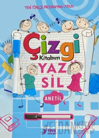 Çizgi Kitabım Yaz Sil Yazı Defteri Anetil Kolektif