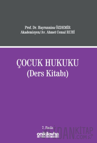 Çocuk Hukuku (Ders Kitabı) Ahmet Cemal Ruhi