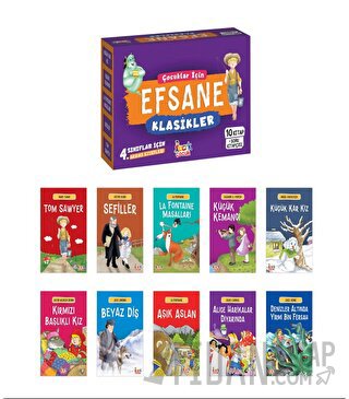 Çocuklar İçin Efsane Klasikler – (10 Kitap + Soru Kitapçığı) Kolektif