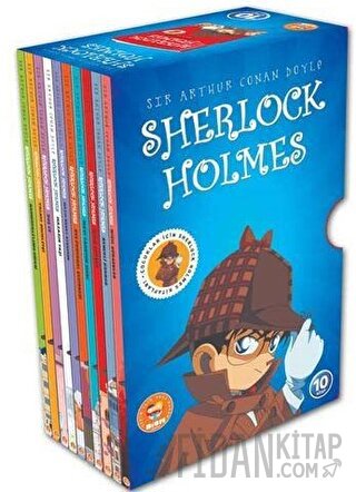 Çocuklar İçin Sherlock Holmes Seti (10 Kitap Takım) Sir Arthur Conan D