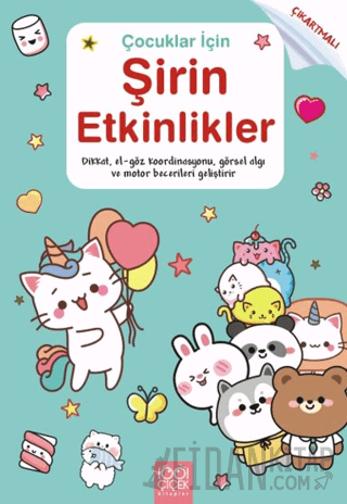 Çocuklar için Şirin Etkinlikler - Çıkartmalı Valentina Figus