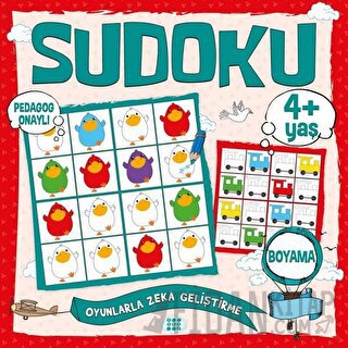 Çocuklar İçin Sudoku Boyama (4+ Yaş) Kolektif