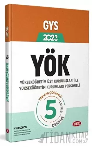 Data Yayınları YÖK Üst Kuruluşları ile YÖK Personeli GYS Tamamı Çözüml