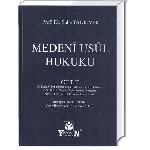 Medenî Usûl Hukuku Cilt II Süha Tanrıverir