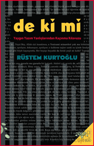 De Ki Mi Rüstem Kurtoğlu