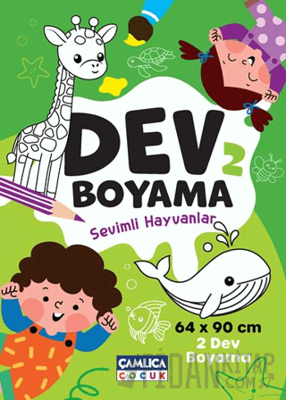 Dev Boyama-2 (Sevimli Hayvanlar) Kollektif