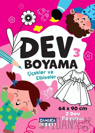 Dev Boyama-3 (Çiçekler ve Elbiseler) Kollektif