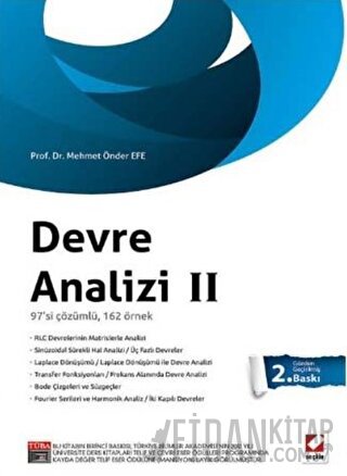 Devre Analizi – 2 97&#39;si Çözümlü, 162 Örnek Mehmet Önder Efe