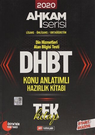 DHBT Ahkam Serisi Tüm Adaylar Konu Anlatımlı Hazırlık Kitabı Kolektif