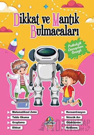 Dikkat Ve Mantık Bulmacaları - Pembe Kitap Kolektif