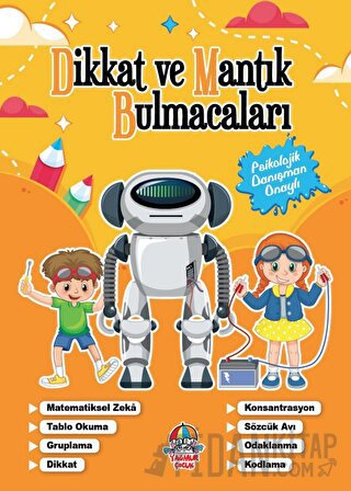 Dikkat Ve Mantık Bulmacaları - Turuncu Kitap Kolektif