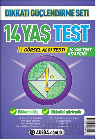 Dikkati Güçlendirme Seti 14 Yaş Test Osman Abalı