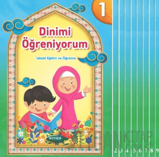 Dinimi Öğreniyorum İslami Eğitim ve Öğretim Seti 9 Kitap Kolektif