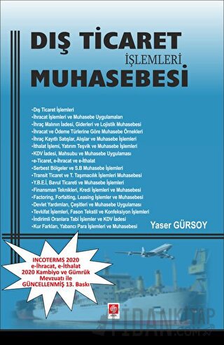 Dış Ticaret İşlemleri Muhasebesi Yaser Gürsoy