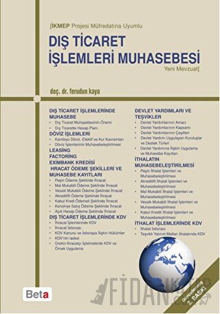 Dış Ticaret İşlemleri Muhasebesi Ferudun Kaya