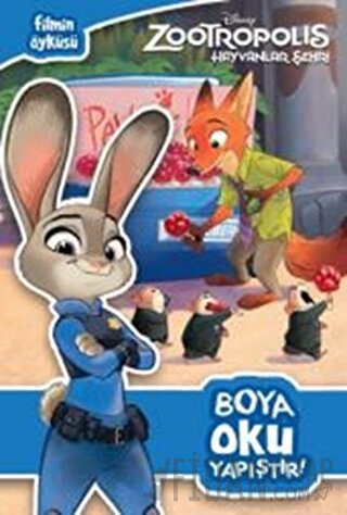 Disney Zootropolis Hayvanlar Şehri - Boya Oku Yapıştır! Kolektif