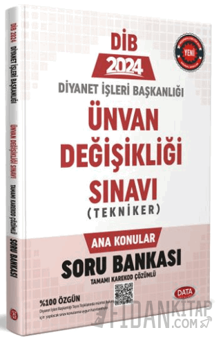 Diyanet İleri Başkanlığı Unvan Değişikliği Sınavı Tekniker Ana Konular