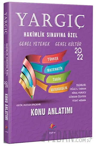 Dizgi Kitap 2022 Yargıç Hakimlik Genel Yetenek Genel Kültür Konu Anlat