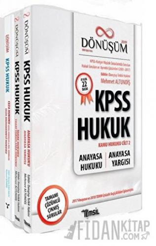 Dönüşüm KPSS Hukuk Seti (3 Kitap Takım) Mehmet Altundiş