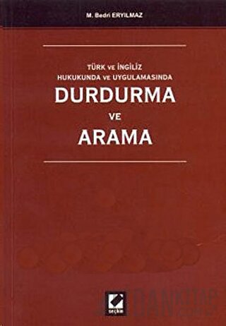 Durdurma ve Arama Mesut Bedri Eryılmaz