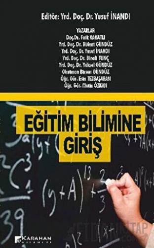 Eğitim Bilimine Giriş Yusuf İnandı