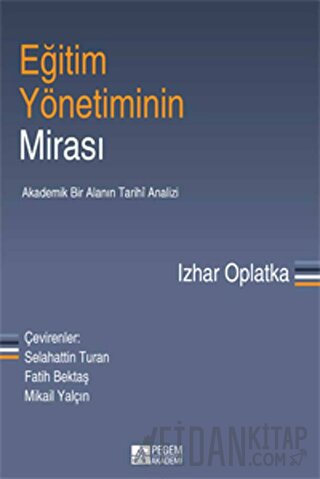 Eğitim Yönetiminin Mirası İzhar Oplatka