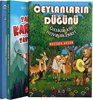 Eğlenceli Çocuk Hikayeleri Seti (3 Kitap Takım) Mustafa Akgün