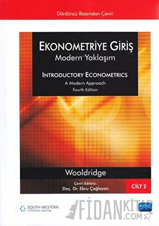 Ekonometriye Giriş 2 Jeffrey M. Wooldridge