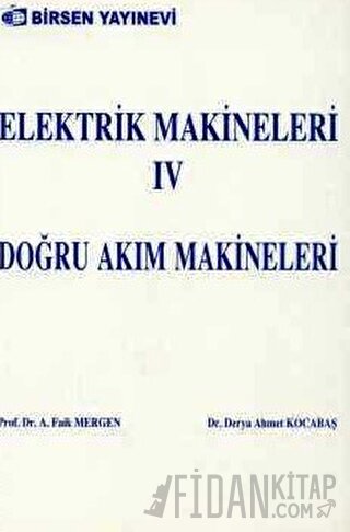 Elektrik Makineleri 4 Derya Ahmet Kocabaş