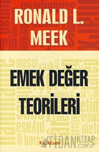 Emek Değer Teorileri Ronald L. Meek