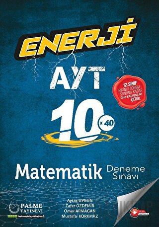 Enerji AYT Matematik 10 Deneme Sınavı Aytaç Uygun