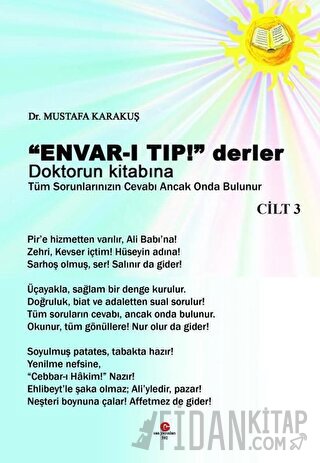 ''Envar-ı Tıp!'' Derler Doktorun Kitabına Cilt 3 Mustafa Karakuş