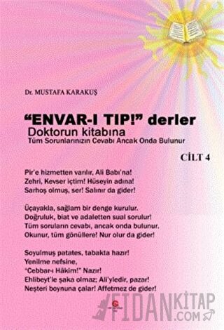 "Envar-ı Tıp!" Derler Doktorun Kitabına Cilt 4 Mustafa Karakuş