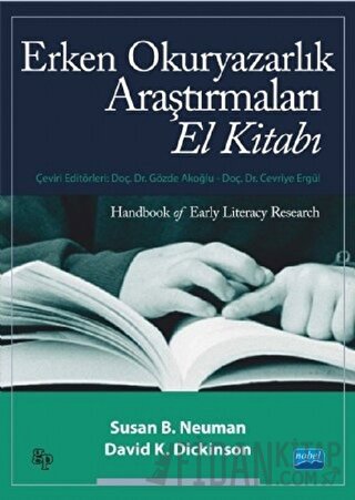 Erken Okuryazarlık Araştırmaları El Kitabı David K. Dickinson