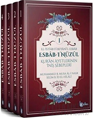 Esbab-ı Nüzul - Kur'an Ayetlerinin İniş Sebepleri (4 Cilt Takım) (Cilt