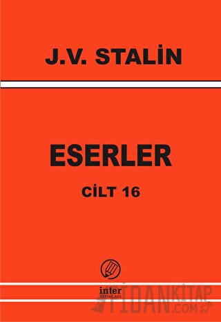 Eserler Cilt 16 Josef V. Stalin