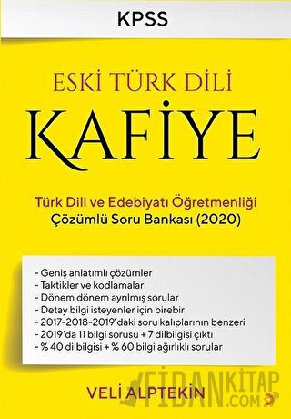 Eski Türk Dili Kafiye Türk Dili ve Edebiyat Öğretmenliği Çözümlü Soru 