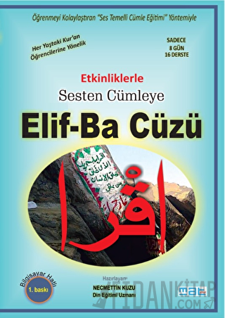 Etkinliklerle Sesten Cümleye Elif-Ba Cüzü Necmettin Kuzu