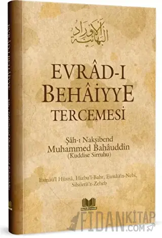 Evradı Behaiyye Tercümesi Orta Boy (Ciltli) Hamza Tatlı