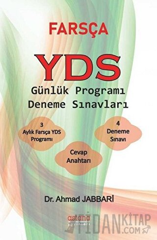 Farsça YDS Günlük Programı Deneme Sınavları Ahmad Jabbari