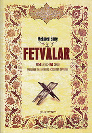 Fetvalar (Sorulu-Cevaplı) 2 Cilt Takım (2.Hamur) (Ciltli) Mehmed Emre