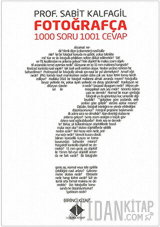 Fotoğrafça 1000 Soru 1001 Cevap Sabit Kalfagil